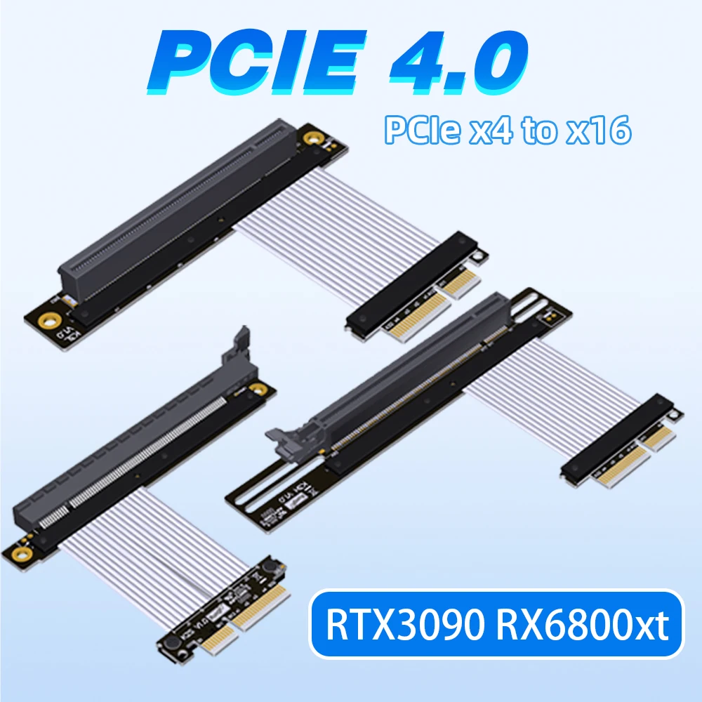 Pcie Extension Cable - PCI Express 4.0 X4 Naar X16