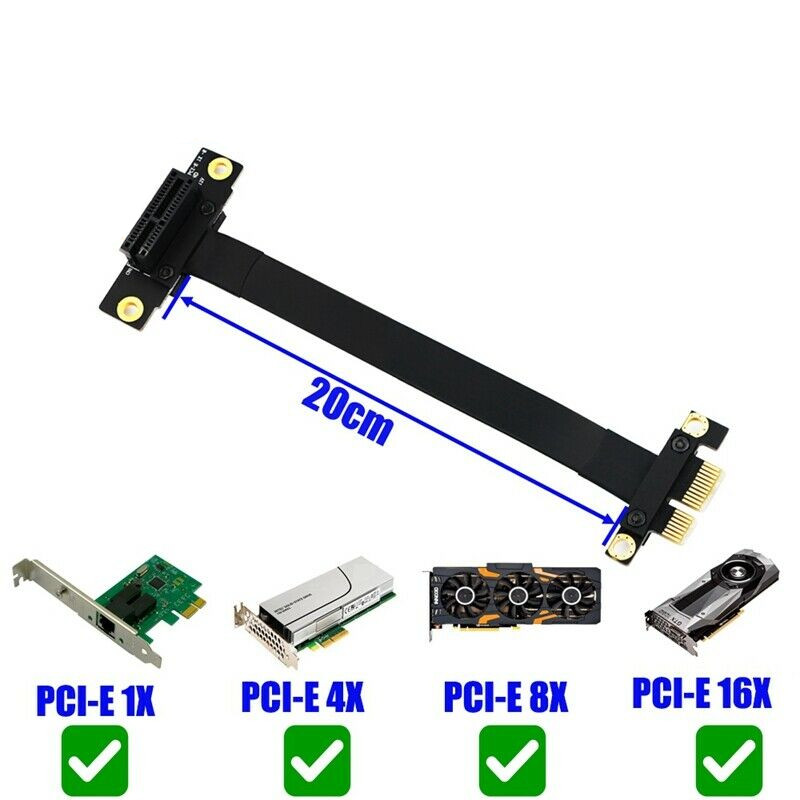Pcie Extension Cable - 90 Graden Pci-E Pci Express 1X