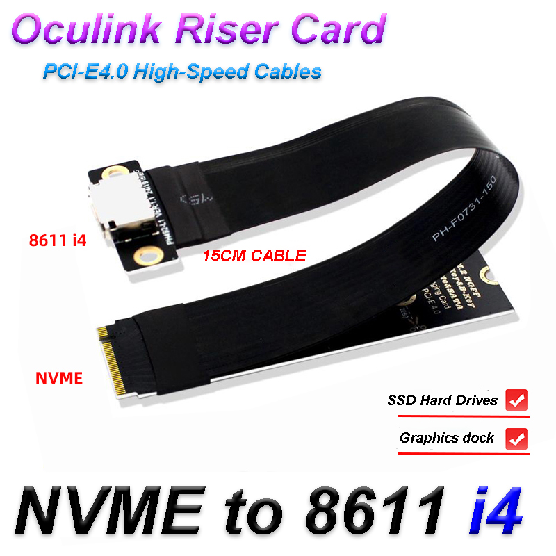 Pcie Extension Cable - M.2 NVME naar Oculink Verlengkabel PCIE