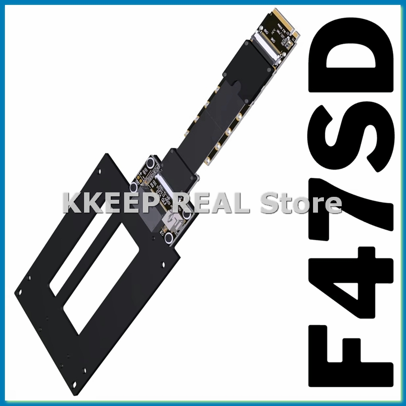 Pcie Extension Cable - F47SD M.2 NVMe naar E1.S/E3.S SSD-verlengkabel