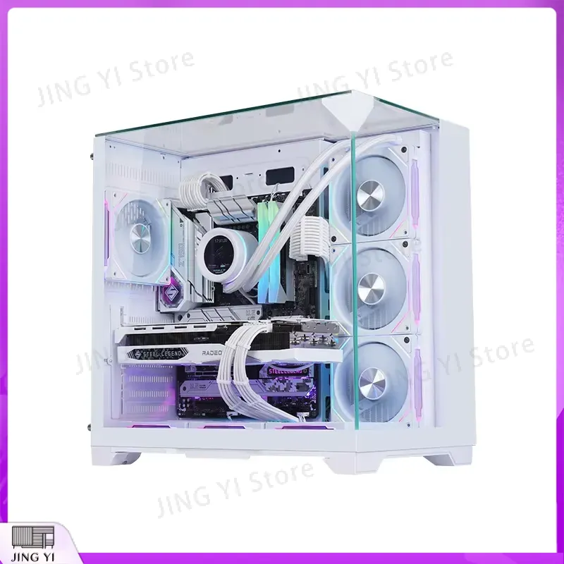 Case Mesh Panel - Full Tower ATX Gaming PC-kast Wit