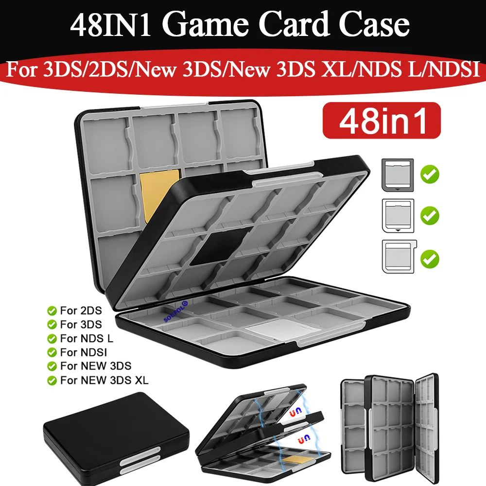 2026 Nieuwe Voor 3DS 48IN1 Dra - Gaming Accessories Box recensie en prijs