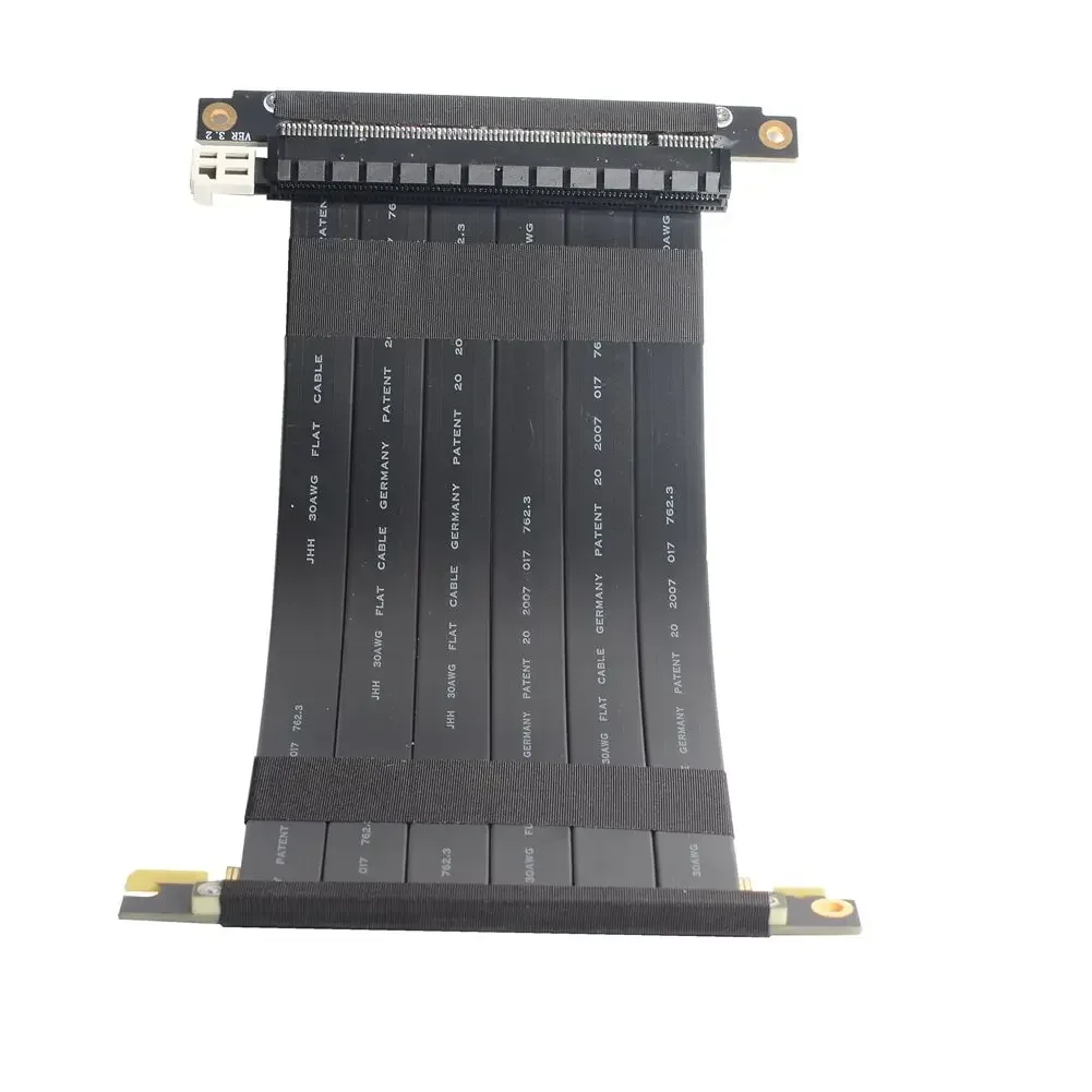 Zwart-witte dubbele reverse gr - Pcie Extension Cable recensie en prijs
