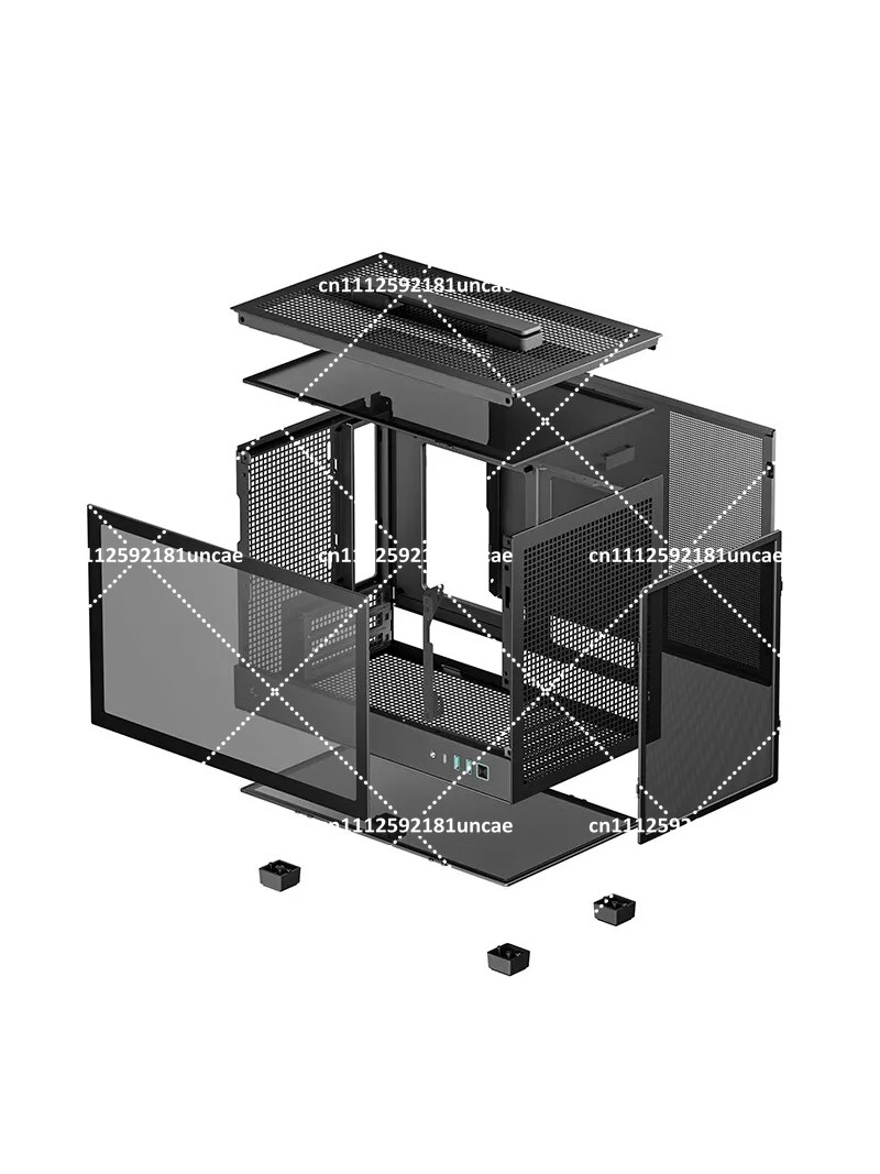 Draagbare ITX computerkast met - Case Mesh Panel recensie en prijs