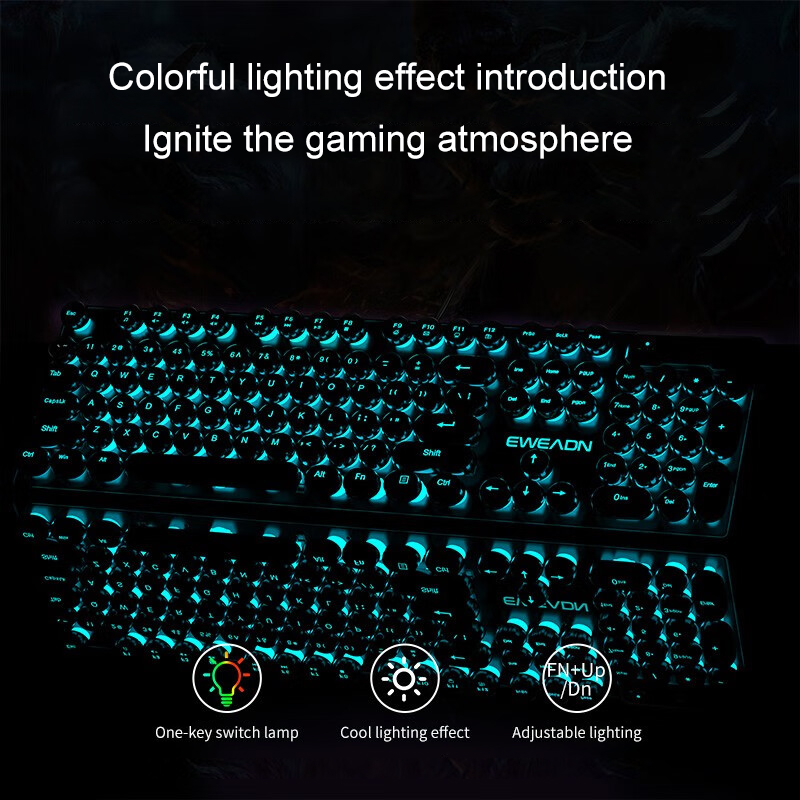 EWEADN typemachine-gamingtoets - Gaming Accessories Keyboards recensie en prijs