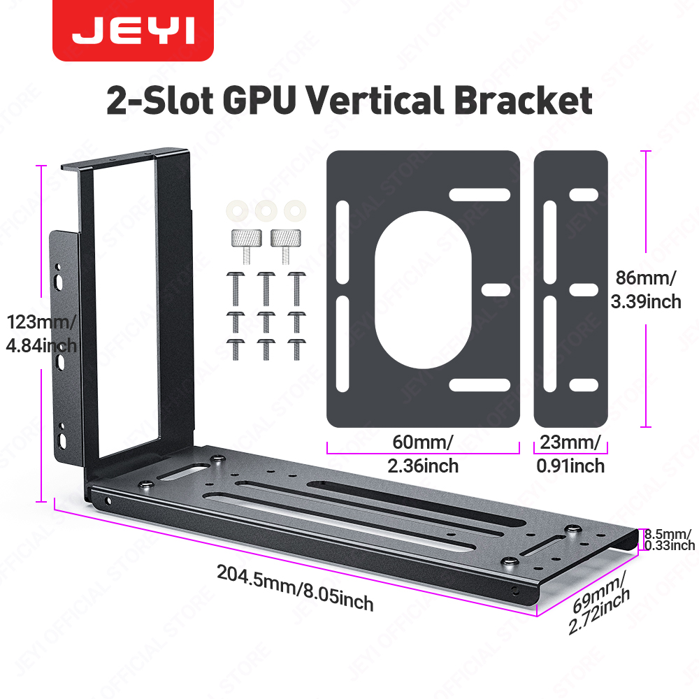 JEYI Verticale Grafische Kaart - Pcie Extension Cable recensie en prijs