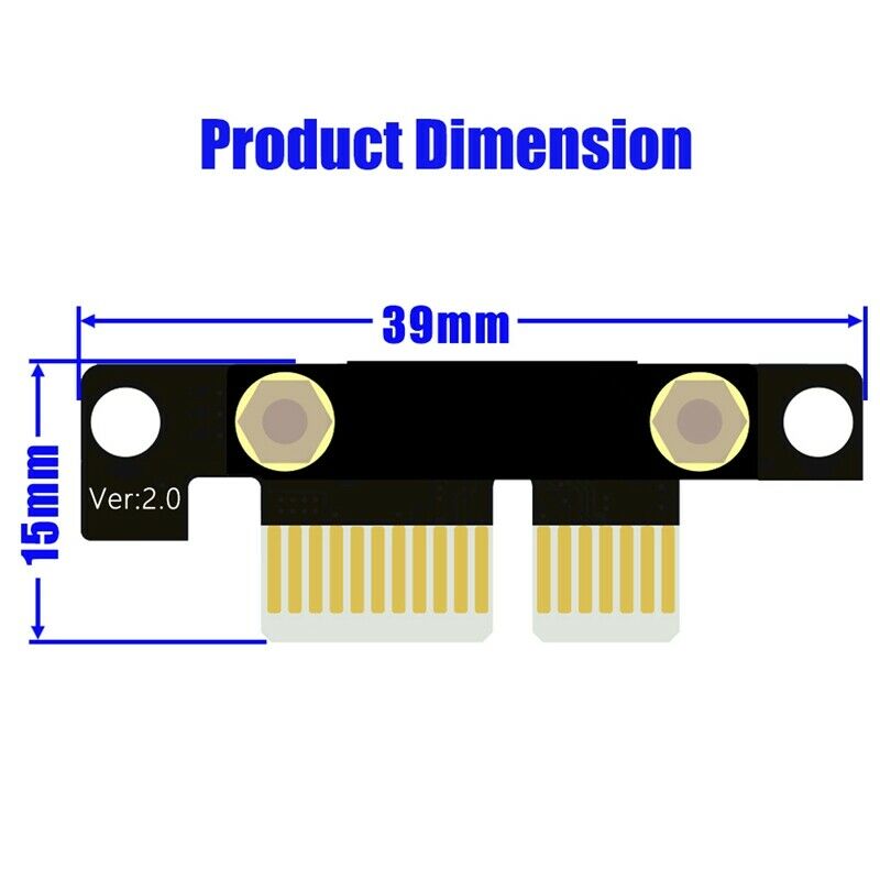 90 Graden Pci-E Pci Express 1X - Pcie Extension Cable recensie en prijs