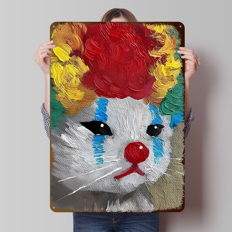 Trieste Clown Kat Schilderij B - Vintage Gaming Accessories recensie en prijs