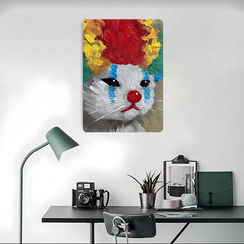 Trieste Clown Kat Schilderij B - Vintage Gaming Accessories recensie en prijs