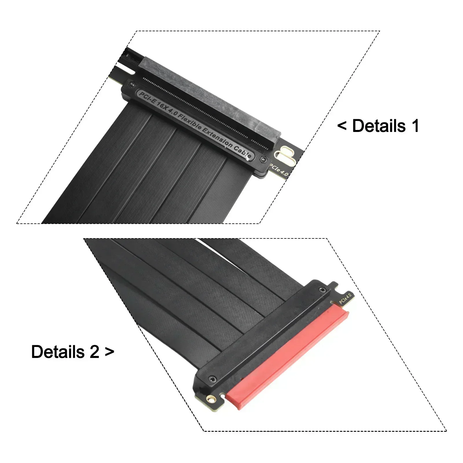 TEUCER PCI-E 4.0 X16 Riser-kab - Pcie Extension Cable recensie en prijs