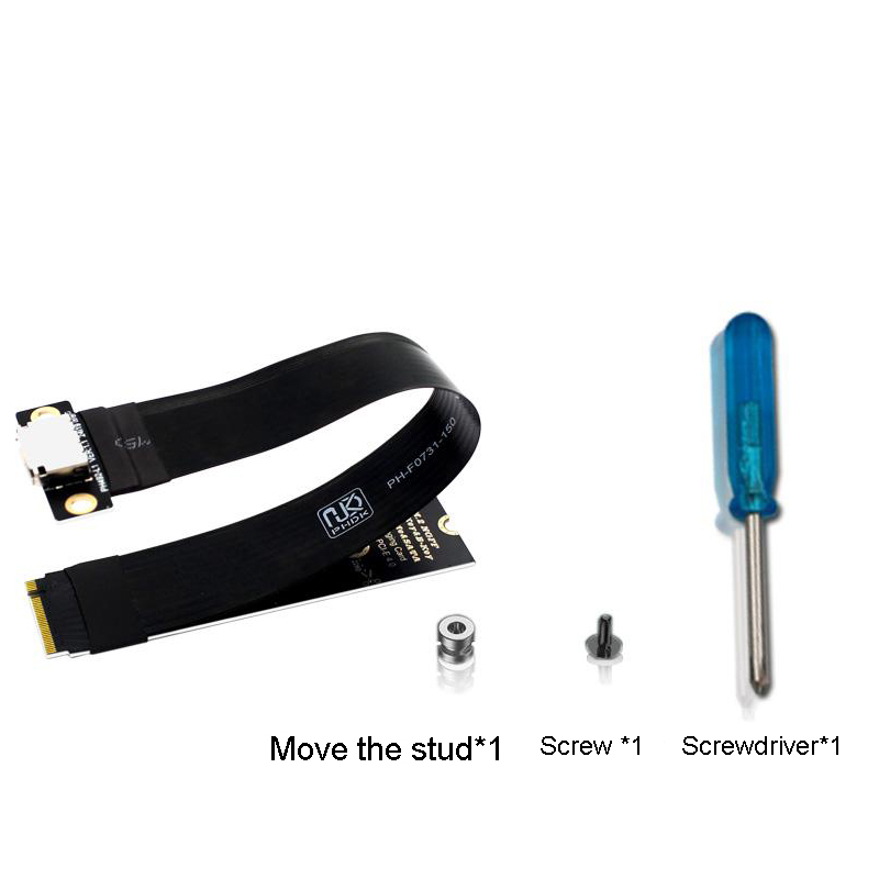 M.2 NVME naar Oculink Verlengk - Pcie Extension Cable recensie en prijs