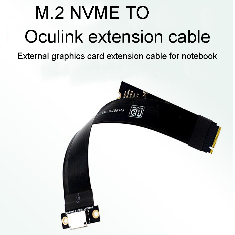 M.2 NVME naar Oculink Verlengk - Pcie Extension Cable recensie en prijs