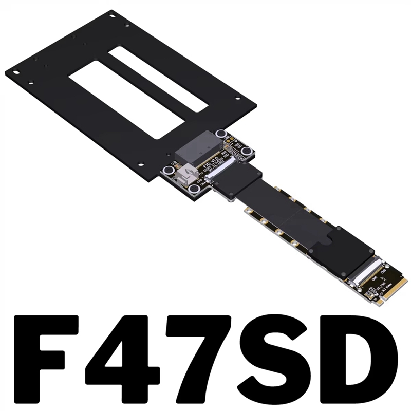 F47SD M.2 NVMe naar E1.S/E3.S  - Pcie Extension Cable recensie en prijs