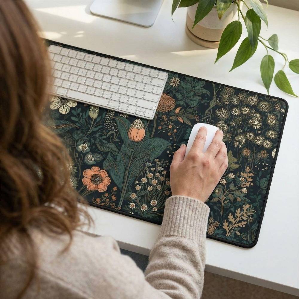 Donkere Cottagecore-mat, bloem - Vintage Gaming Accessories recensie en prijs
