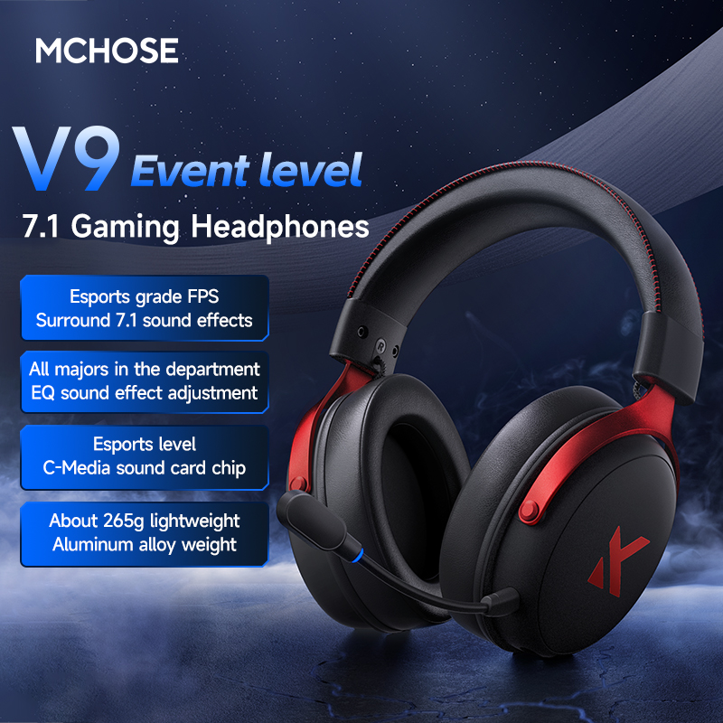 MCHOSE V9 Pro Headset met micr - Venom Gaming Accessories recensie en prijs