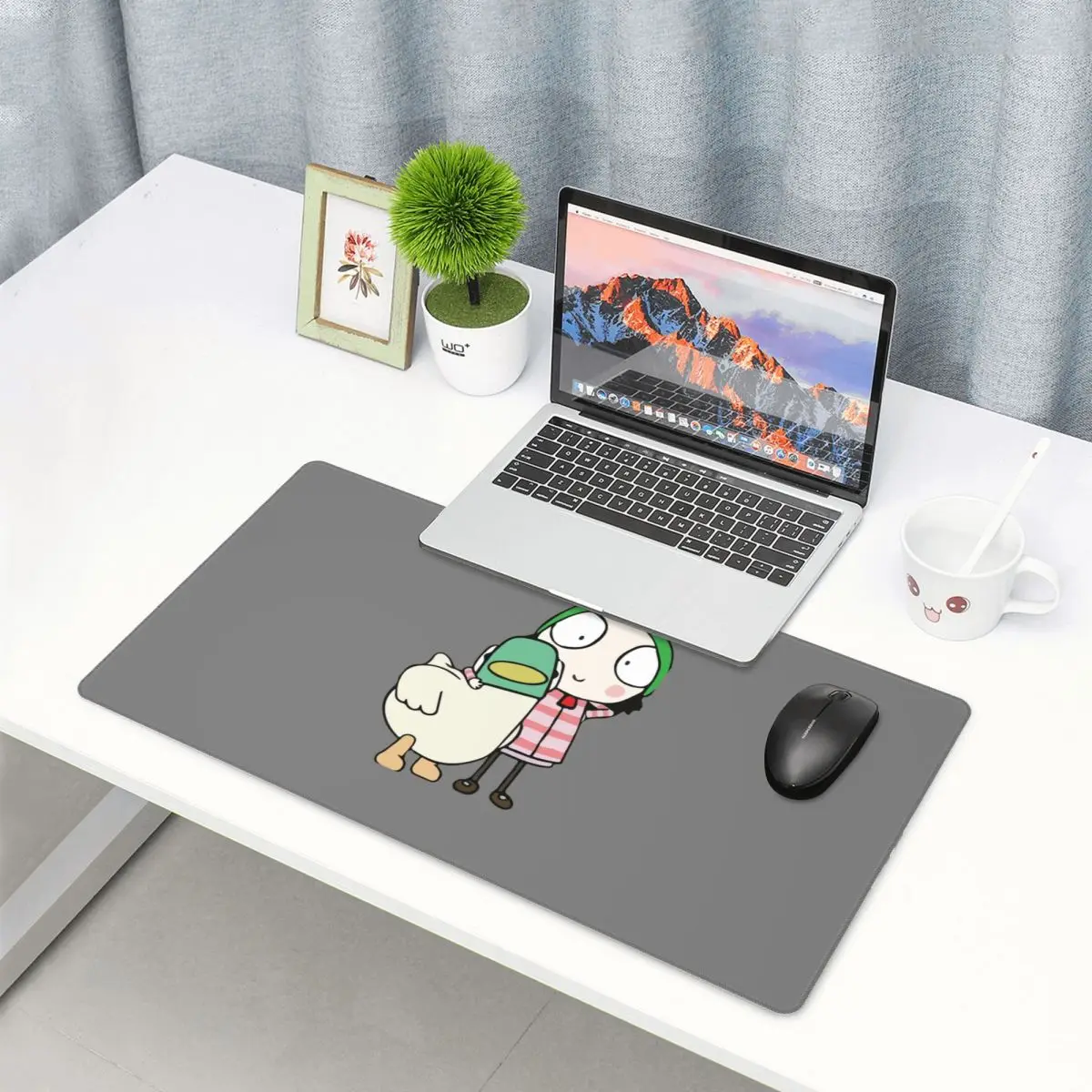 Grote muismat Sarah en Duck Ha - Gaming Accessories To Have recensie en prijs