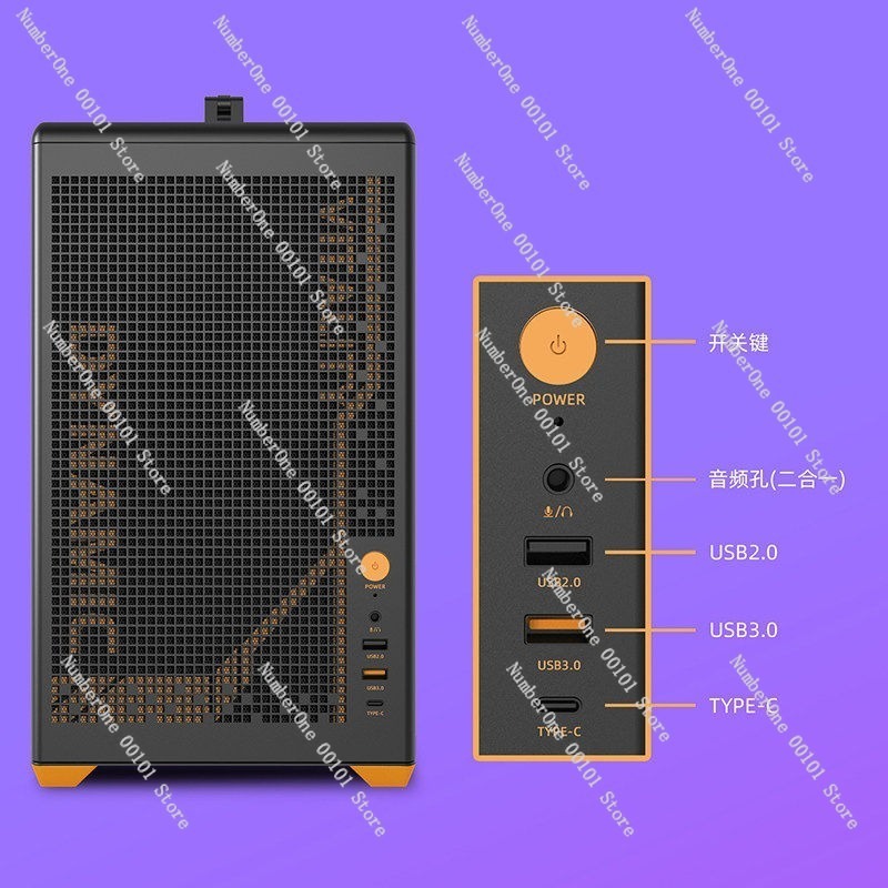 Draagbare MATX-computerbehuizi - Case Mesh Panel recensie en prijs